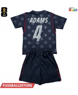 Günstige Vereinigte Staaten Tyler Adams #4 Auswärts Trikotsatzt Kinder WM 2026 Kurzarm (+ Kurze Hosen)
